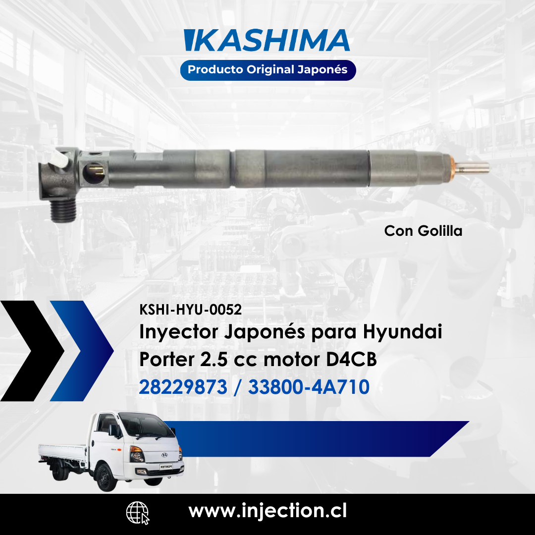 Inyector Japonés para Hyundai Porter 2.5