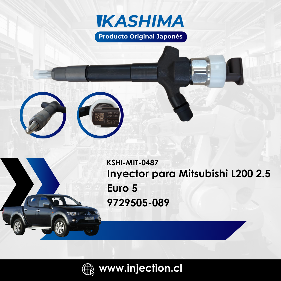 Inyector Mitsubishi L200 2.5 Euro 5