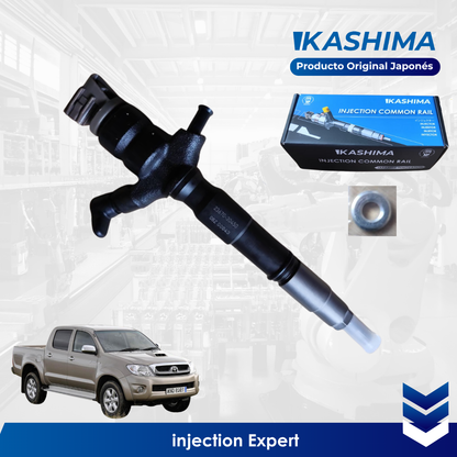 Inyector Toyota Hilux 2.5 Euro 5 Original Japonés Kashima | Códigos 23670-30450
