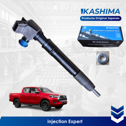 Inyector Toyota Hilux 2.4 Original Japonés Kashima | Códigos 23670-09430