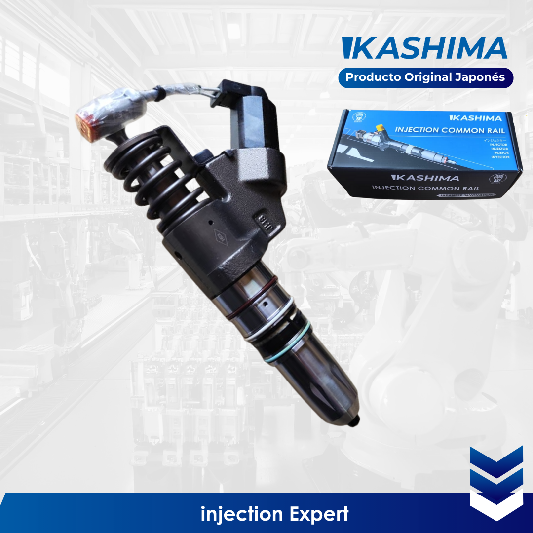 Inyector Diesel 3411756 para motor Cummins M11 ISM 335 Original Japonés Kashima | Códigos 3411756