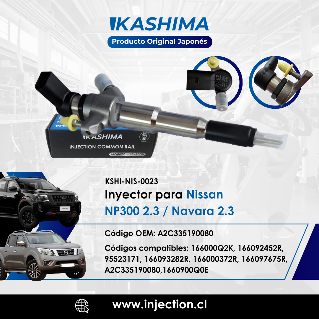 Inyector Nissan NP300 2.3 / Navara 2.3
