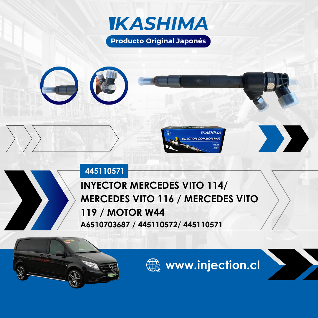 Inyector Mercedes Vito 114 / 116 / 119 – Motor W447