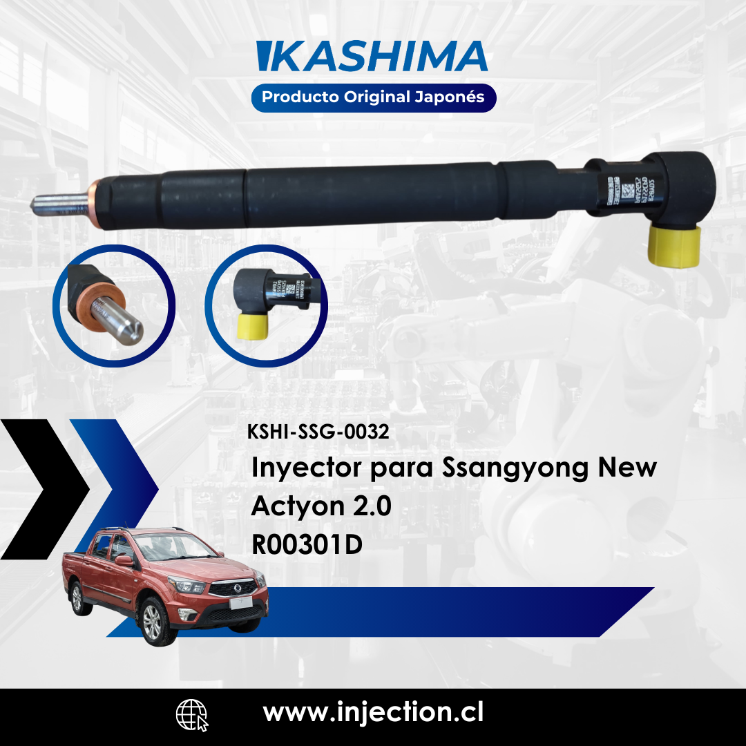 Inyector para Ssangyong New Actyon 2.0