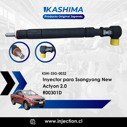 Inyector para Ssangyong New Actyon 2.0